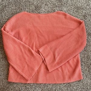 Light orange sweater